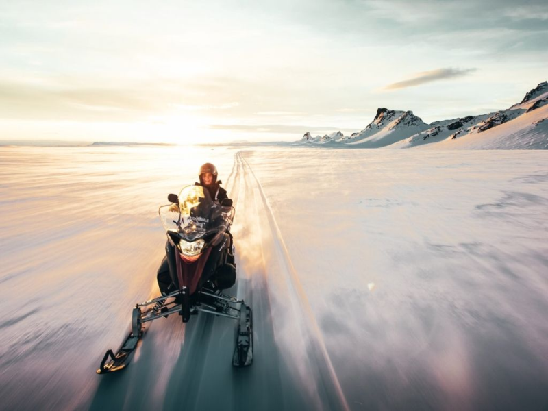 Snowmobiling in Iceland