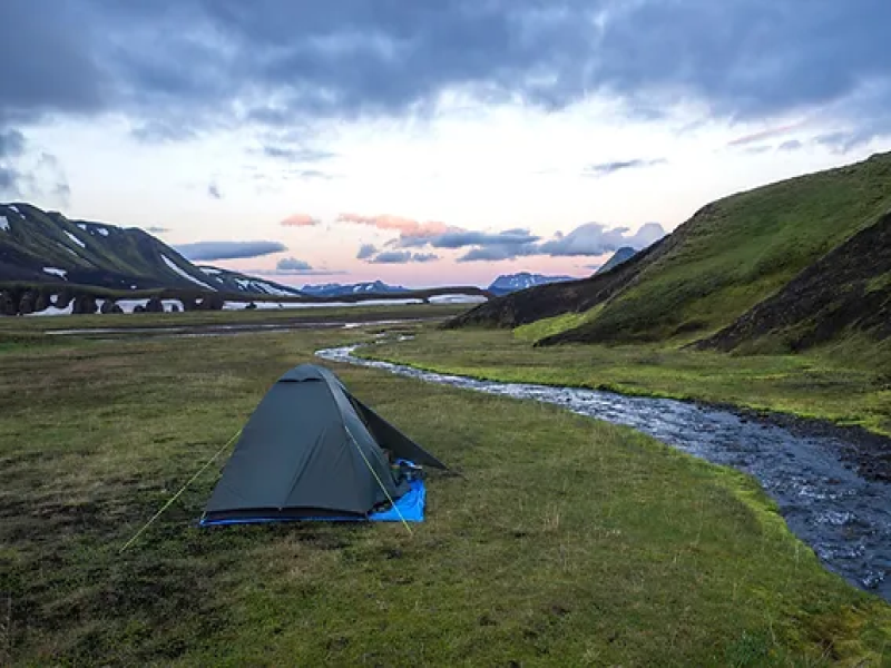 Camping in Iceland