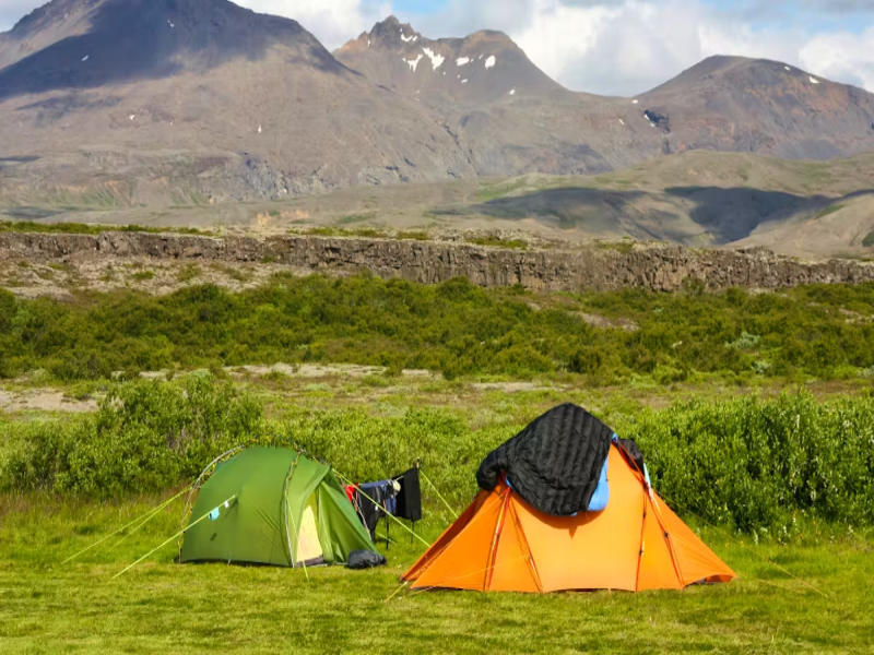 Camping in Iceland
